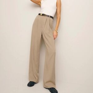 Reformation Mason Pants - Khaki size 2